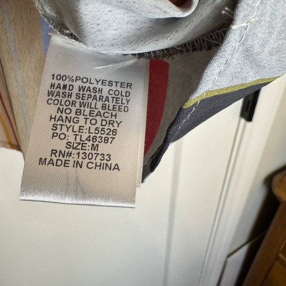 Umgee NWT Multi Striped Wrap Front Top - Picture 5 of 6